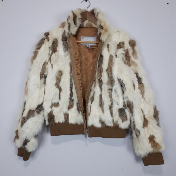 WILSONS LEATHER Rabbit Fur Jacket